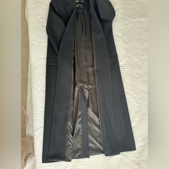 Zara.Manteco. Long wool blend coat. EUR L, US L. - Picture 13 of 16